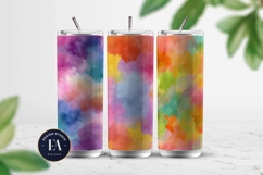 Watercolor Wash Digital Paper | Seamless Rainbow Texture Product Image 2