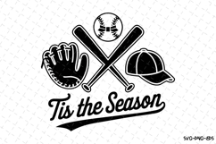 Tis the Season Svg | Baseball SVG Design | Game Day Svg Product Image 1