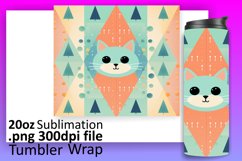 Kitty Wonderland Tumbler: Sublimation Extravaganza Product Image 1