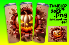 FASHIONABLE 20oz Tumbler Design for Any Occasion , 3D Pumpki Product Image 1