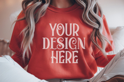 Christmas Gildan 18000 Heliconia Crewneck Sweatshirt Mockup Product Image 1