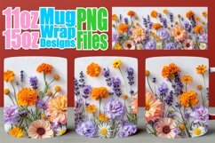 Garden Glam Mug Wrap - Sublimation Charm Product Image 1