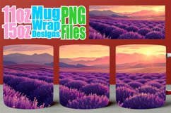 Scenic Springtime Mug Wrap - Sublimation Design Product Image 1