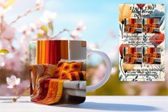 Flower &amp; Stripe Mug Wrap - Spring Spectra Product Image 1