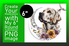 Stylish Dog Sublimation Car Coaster Product Image 1
