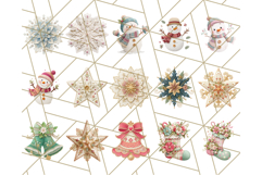 Christmas Clipart, Crafter’s Christmas Paper and Fabric Art Product Image 8