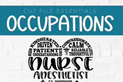 Nurse Anesthetist svg with Heart - CRNA nurse anesthetist Product Image 5