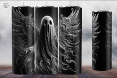 4 Ghost Tumbler Wrap Sublimations, 20 oz Product Image 3