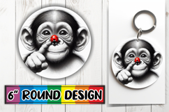 Whimsical Circle Ornaments Design, Cute Animals Product Image 1