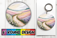 Timeless Sublimation Circle PNG, Spring Product Image 1