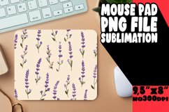 Pastel Boho Garden Mouse Pad Wonderland Design PNG Product Image 1