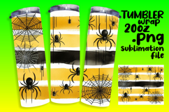 SLEEK 20oz PNG Tumbler Artwork , Halloween Product Image 1