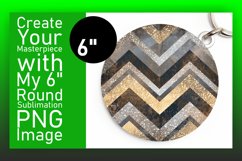 Sparkly Colorful Stripe Round Design Product Image 1