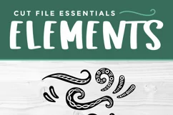 Flourish svg, tribal, swoosh svg, swashes, swirl, squiggle Product Image 5