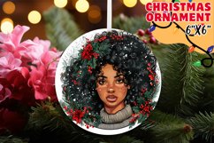 Timeless Sublimation Circle, Xmas Girl Product Image 1