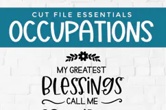 Grandma svg - My greatest blessings call me grandma svg Product Image 5