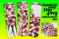 GLAMOROUS 20oz Tumbler Template , Flowers Product Image 1