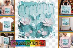 LUMINOUS Sublimation Gift Ideas, 3D Flowers Product Image 1