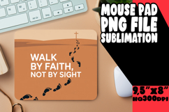 Blissful Mouse Mat Sublimation PNG, Religious Product Image 1