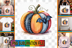 Sweet TOTE BAG Sublimation Ideas, Pumpkin Watercolor Product Image 1