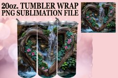 Floral Radiance Tumbler Sublimation - Woodland View Product Image 1