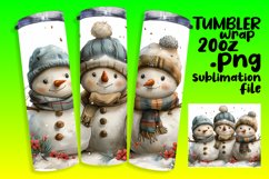 Christmas Gingerbread Tumbler Wrap 20oz Winter Design Product Image 1