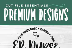 ER nurse svg, an emergency room nurse svg file for crafters Product Image 5