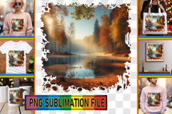 Cozy TSHIRT Art Ideas PNG, Autumn Product Image 1