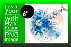 Stylish Round Design for Coasters , Watercolor Patter Product Image 1