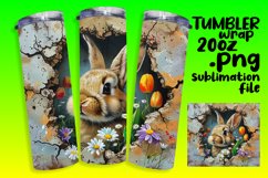 Adorable 3D Animals Wrap: Wall Hole for Spring Tumbler Product Image 1