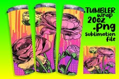 Radiant Pop Art Tumbler Wraps Product Image 1