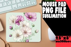 TIMELESS DESK PAD CLASSIC DESIGN, Flower Pattern Product Image 1