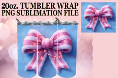 Gentle Thoughts 20oz tumbler wrap, Christmas Product Image 1