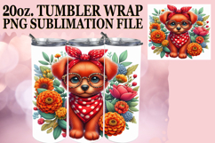 SWEET SERENITY 20oz TUMBLER WRAP, Cute Animals Product Image 1