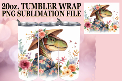 Dreamy escapes 20oz tumbler wrap, Dino Product Image 1