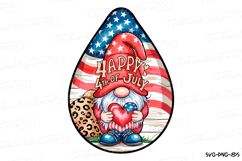 American Gnome Svg | 4th of July Svg | Svg Cut File Product Image 1