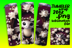 Unique 20oz Design for Sublimation , Dragon Product Image 1