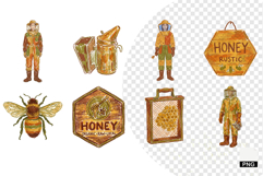 Autumn Bees Garden Clipart Product Image 1
