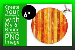 Whimsical Floral Circles: Sublimation Keychain &amp; Coaster Product Image 1