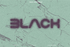 Blurry Text Effect Photoshop Template Design Product Image 1