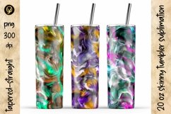 10 Pack Tumbler Bundle 4, 20 Oz Skinny Tumbler Sublimation Product Image 8