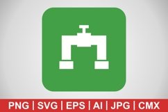 Vector Pipe Icon Product Image 1