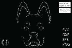 Dog Rhinestone Template Product Image 1