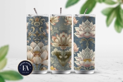 Indian heritage Lotus Pattern | Lotus botanical Florals Product Image 2