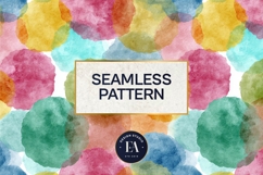 Watercolor Wash Digital Paper | Seamless Rainbow Texture Product Image 3