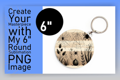 Charming Circle Design for Keychains , Halloween Product Image 1