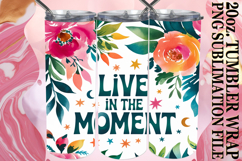 SWEET ADVENTURES 20oz TUMBLER WRAP, Flower Quote Product Image 1