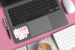 Printable Book Lover Sticker | My TBR Is Hotter Product Image 3