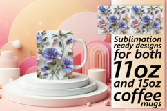 Fresh Petal Blossom 3D Mug Wrap 11oz 15oz Product Image 1