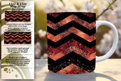 Glittery Stripe 11oz/15oz Pattern Mug Wrap Product Image 1